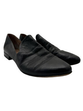 Lewit Soft Leather Flat Loafers Black Size EU 39 | US 9